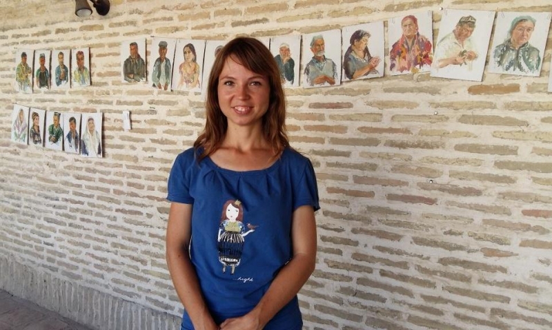 «60 лиц Бухары» - творческий проект молодой художницы из Москвы