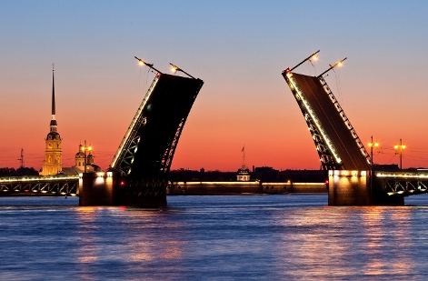 «Поющие мосты» в Санкт-Петербурге