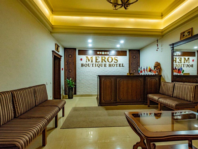 Гостиница Hotel Meros в Самарканде. Узбекистан