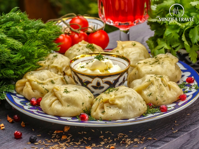 Узбекские манты с мясом — классический пошаговый рецепт