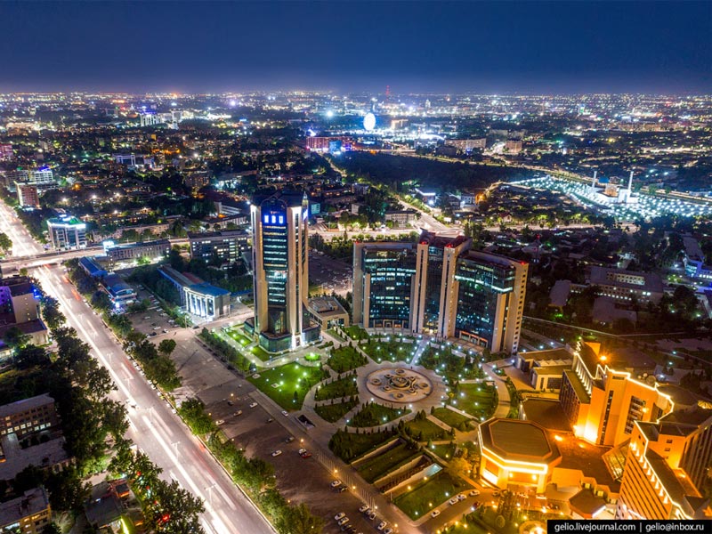 Фотограф из Новосибирска опубликовал большую серию снимков «Ташкент с высоты»